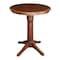 International Concepts Round 30 in Round Top Pedestal Table, 34.9 inH, Espresso, 30 W, 30 L, 35.9 in H, Wood, Espresso K581-30RT-27B-6B - alternate 1